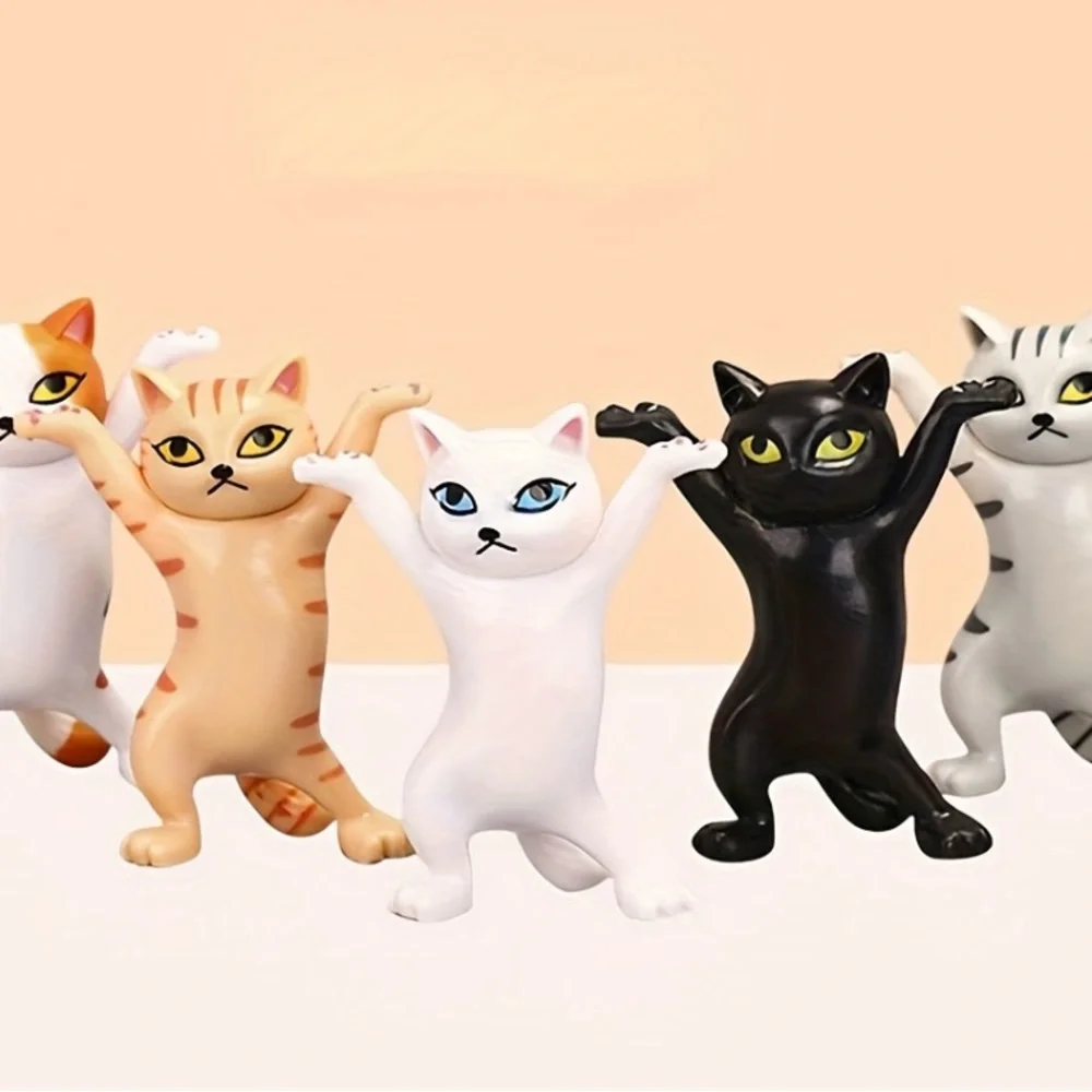 Set of FIVE FELINE FIGURES!